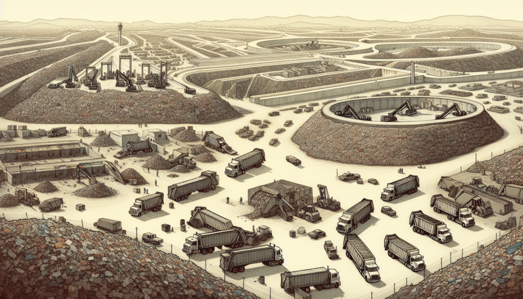 Illustration of San Diego's landfill landscape